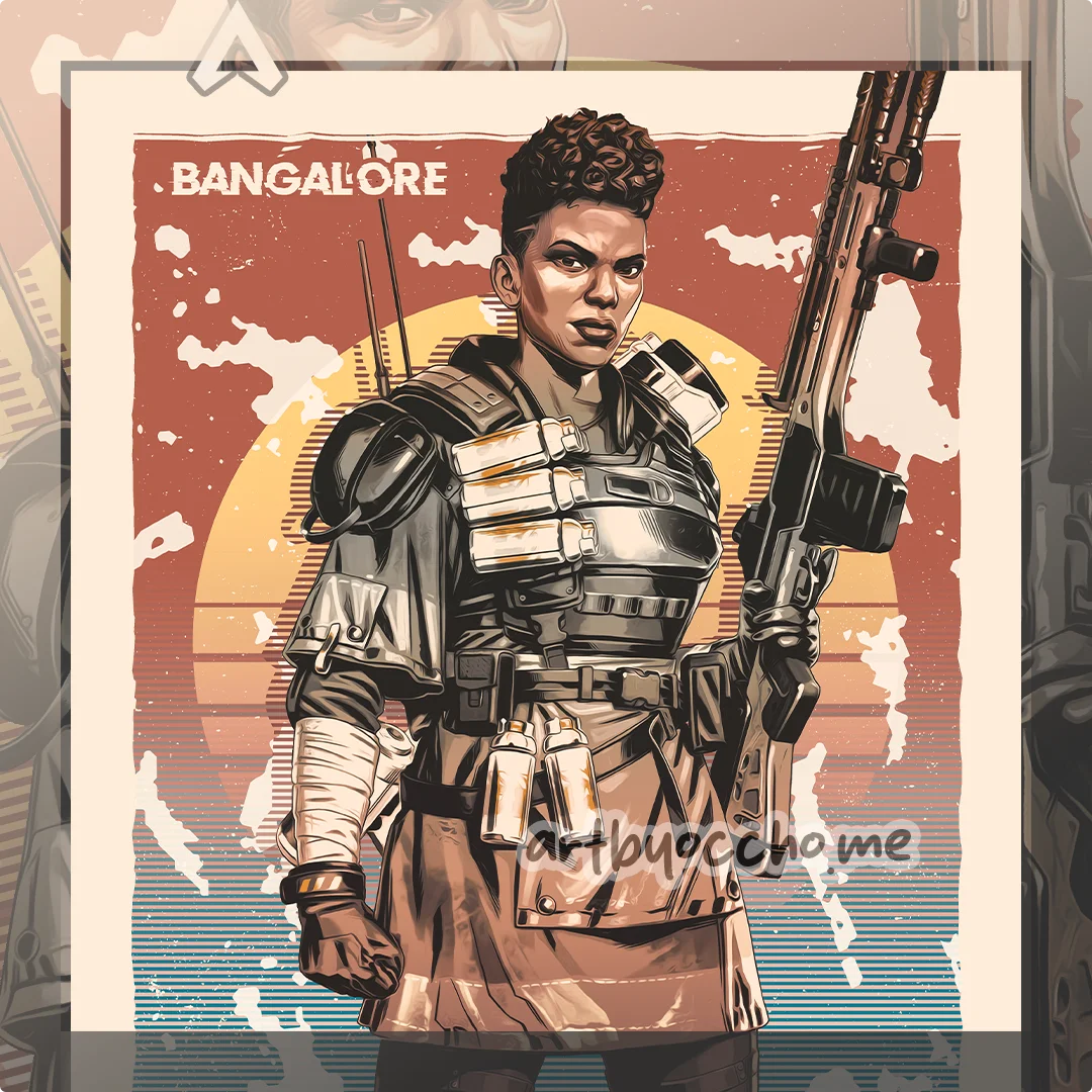 Apex Legends Bangalore Fanart