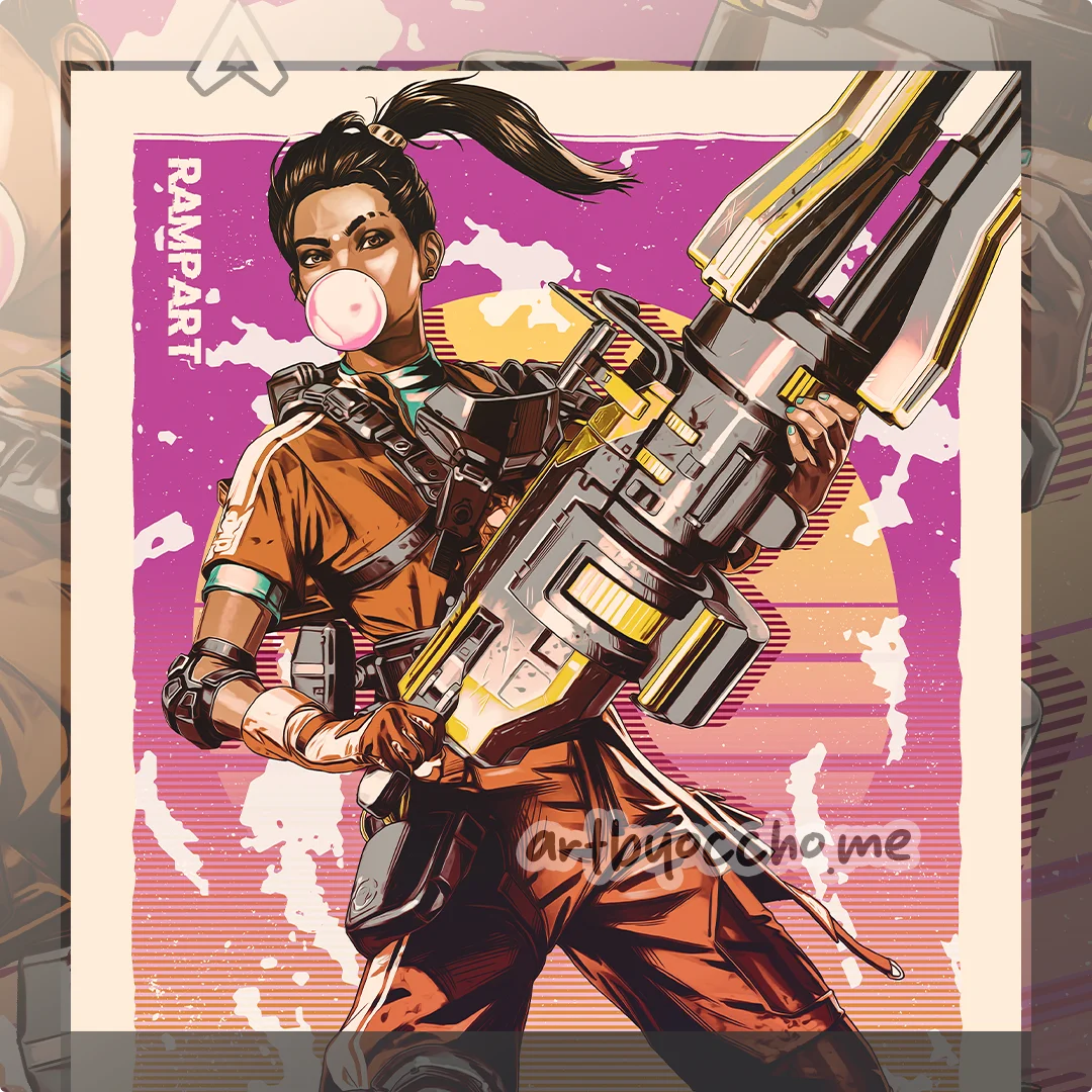 Apex Legends Rampart Fanart