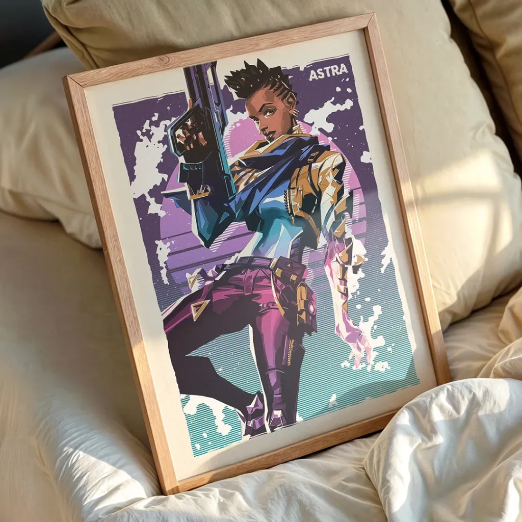 Astra Valorant Poster Frame