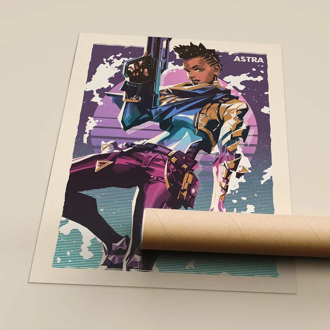 Astra Valorant Poster – Premium Wall Art for Gamers