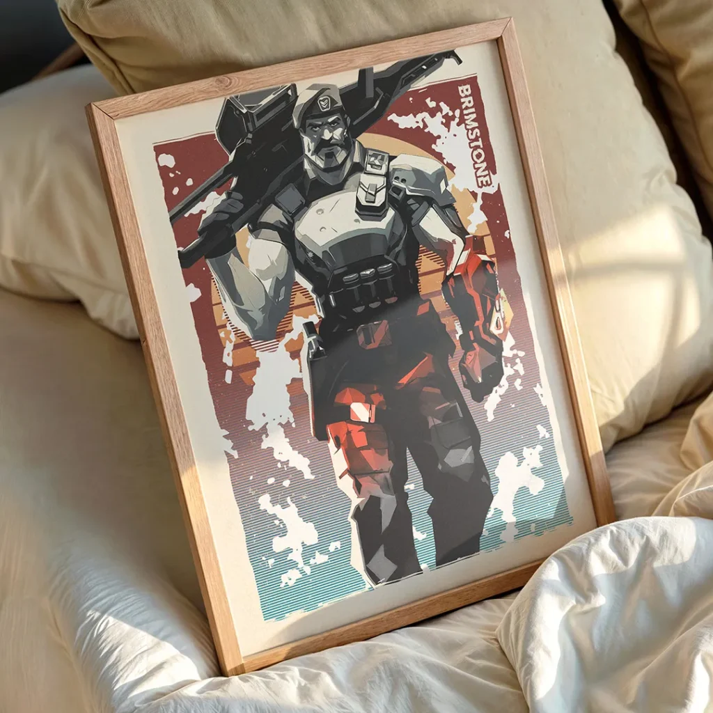 Brimstone Valorant Poster Frame