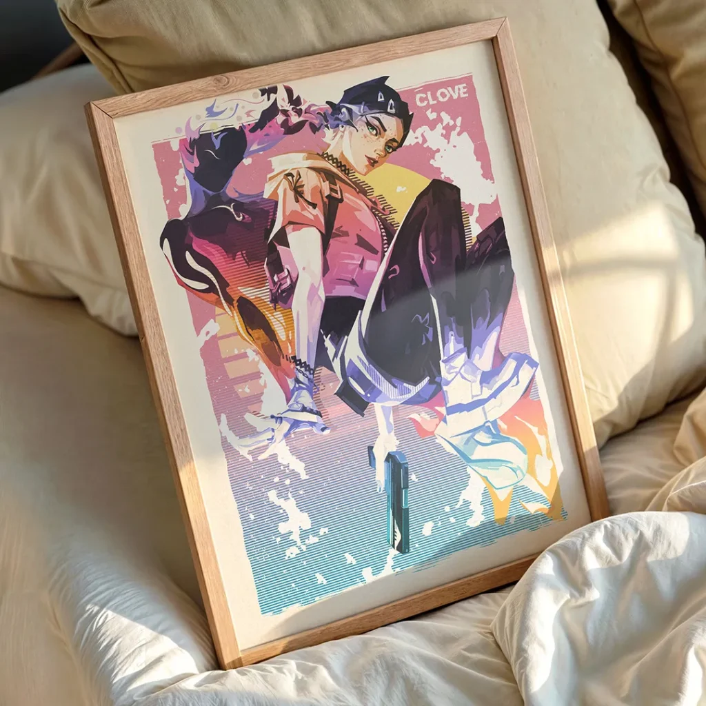 Clove Valorant Poster Frame