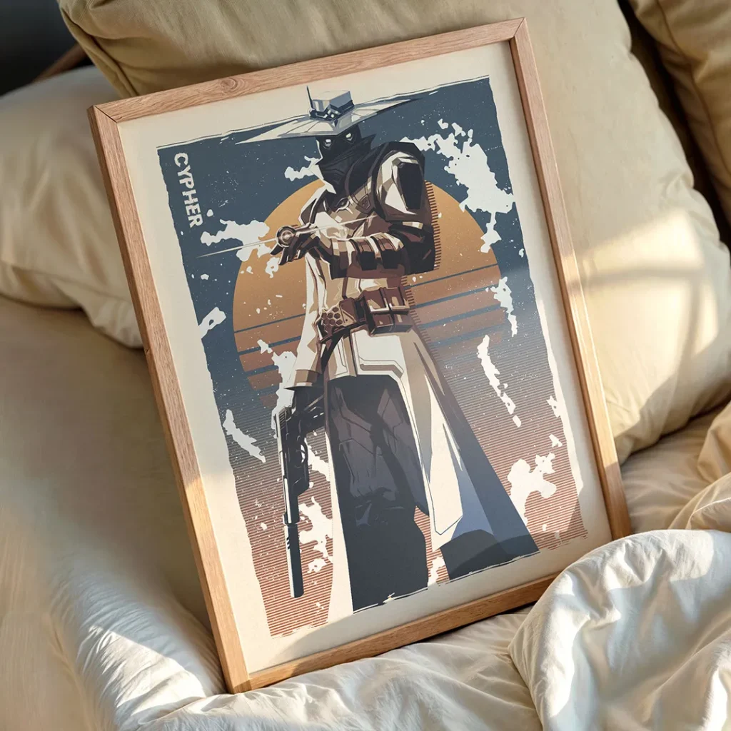 Cypher Valorant Poster Frame