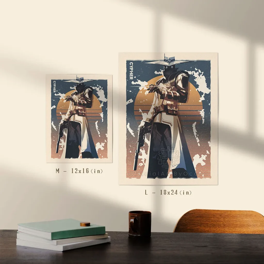 Cypher Valorant Poster Size