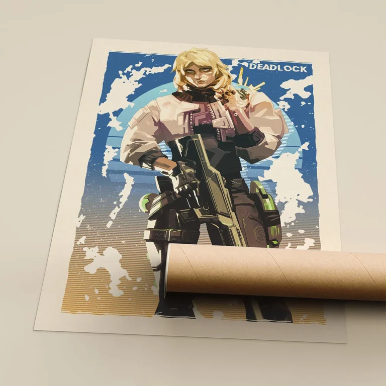 Deadlock Valorant Poster
