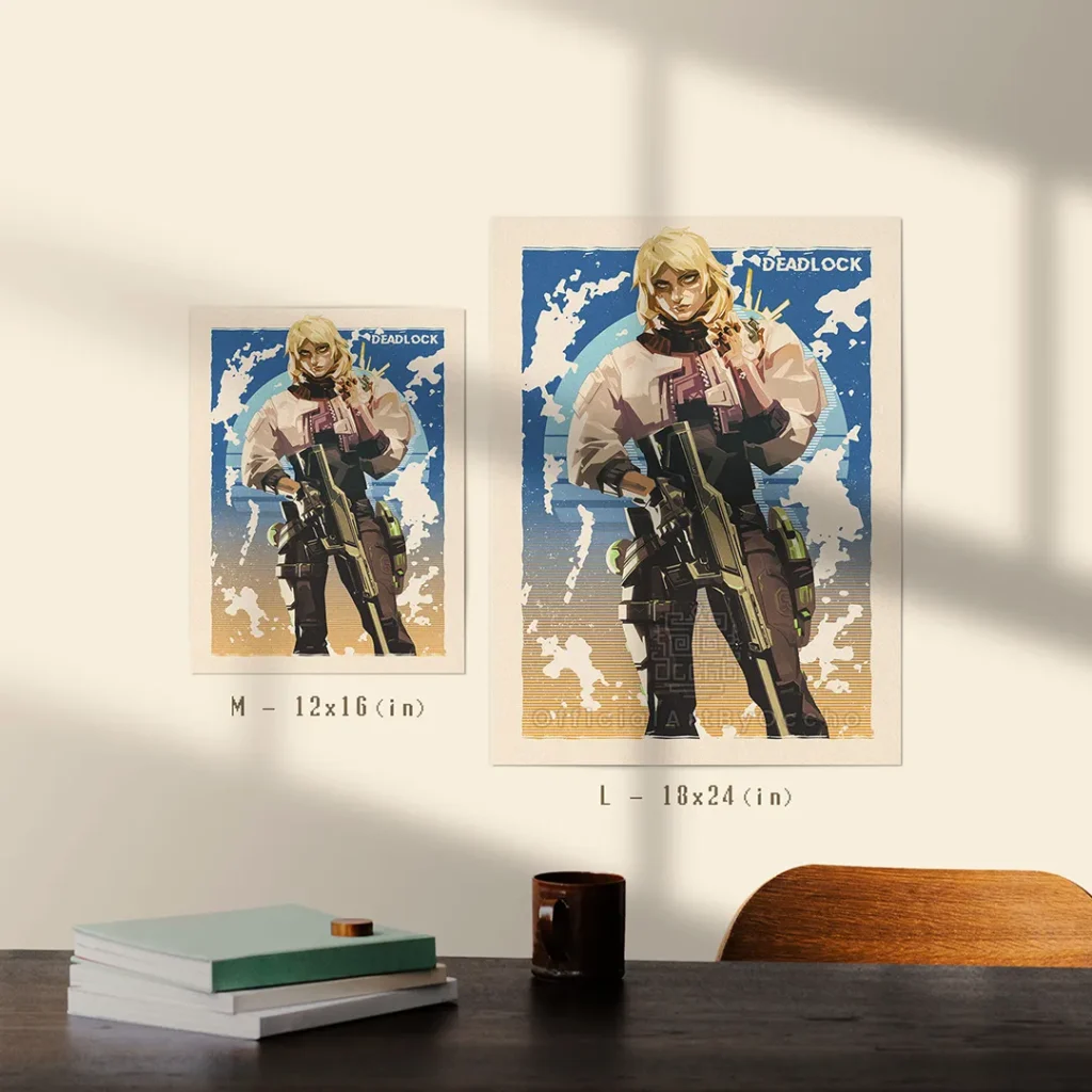 Deadlock Valorant Poster Size