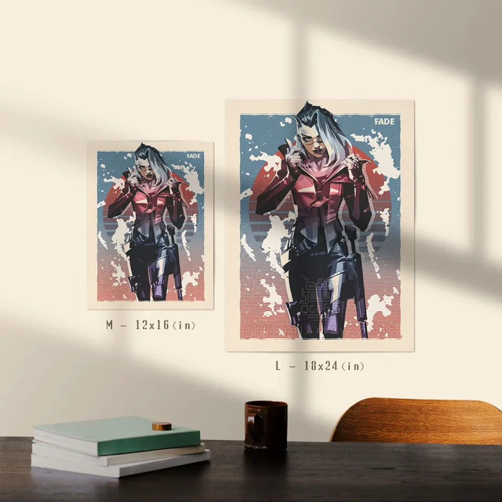 Fade Valorant Poster Size