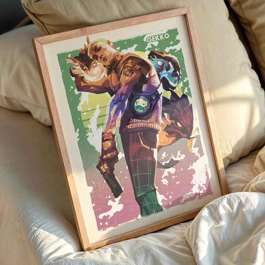 Gekko Valorant Poster Frame