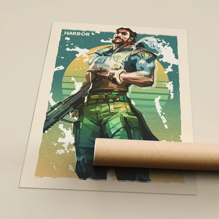 Harbor Valorant Poster