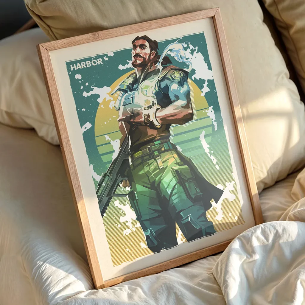 Harbor Valorant Poster Frame