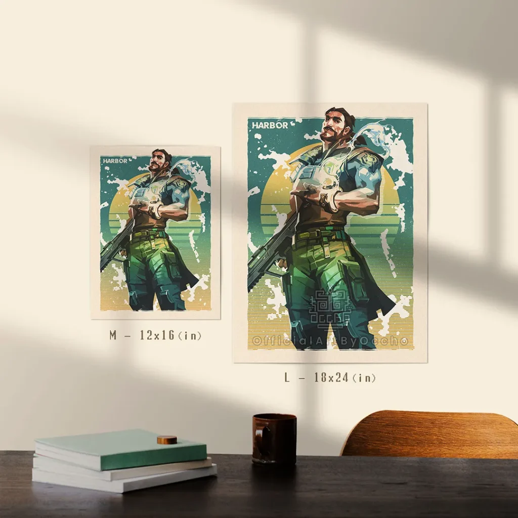 Harbor Valorant Poster Size