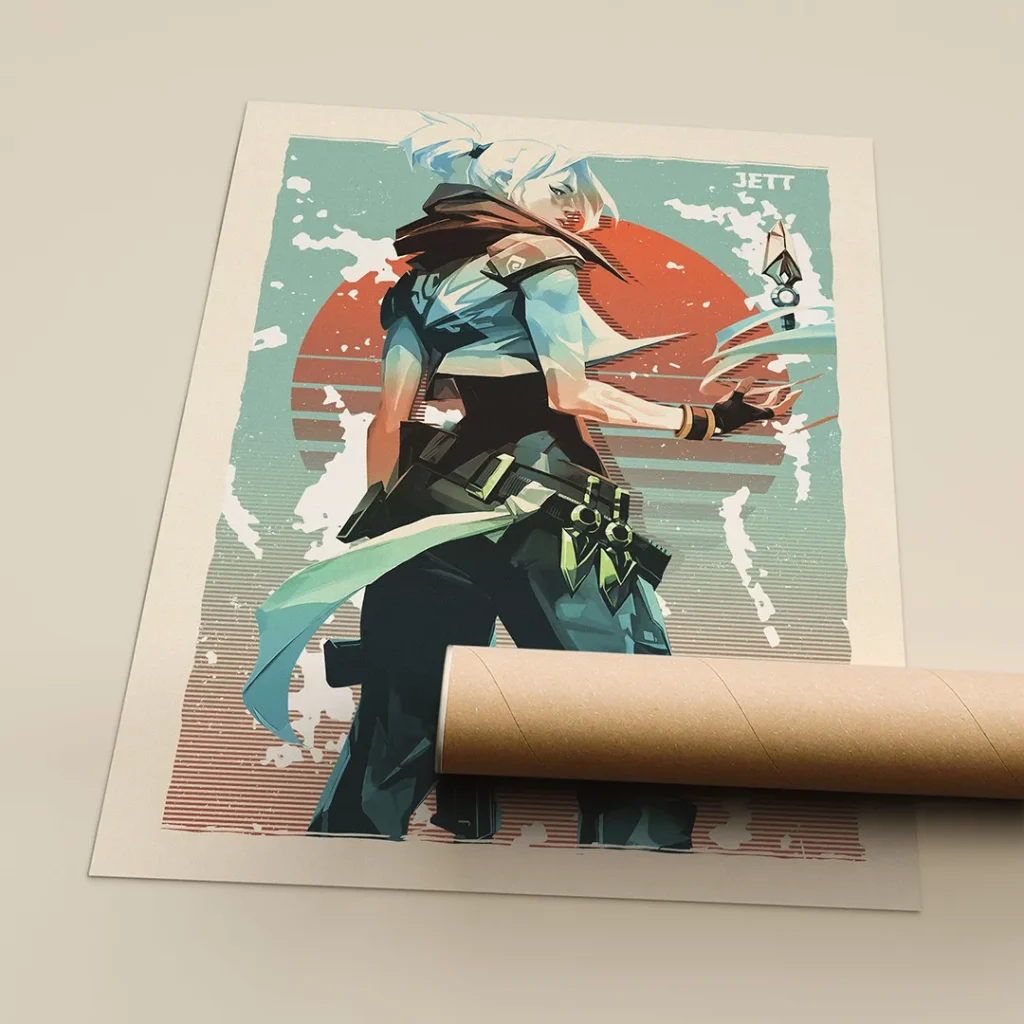 Jett Valorant Poster