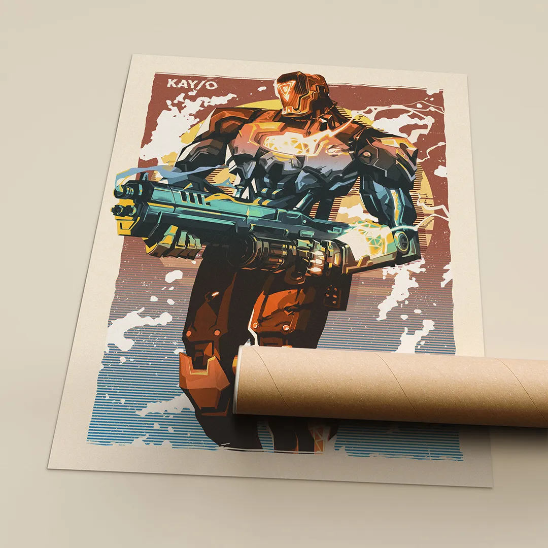 KAYO Valorant Poster – FPS Game Art Print for Your Wall
