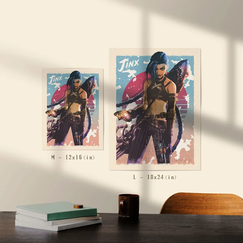 arcane jinx art print size