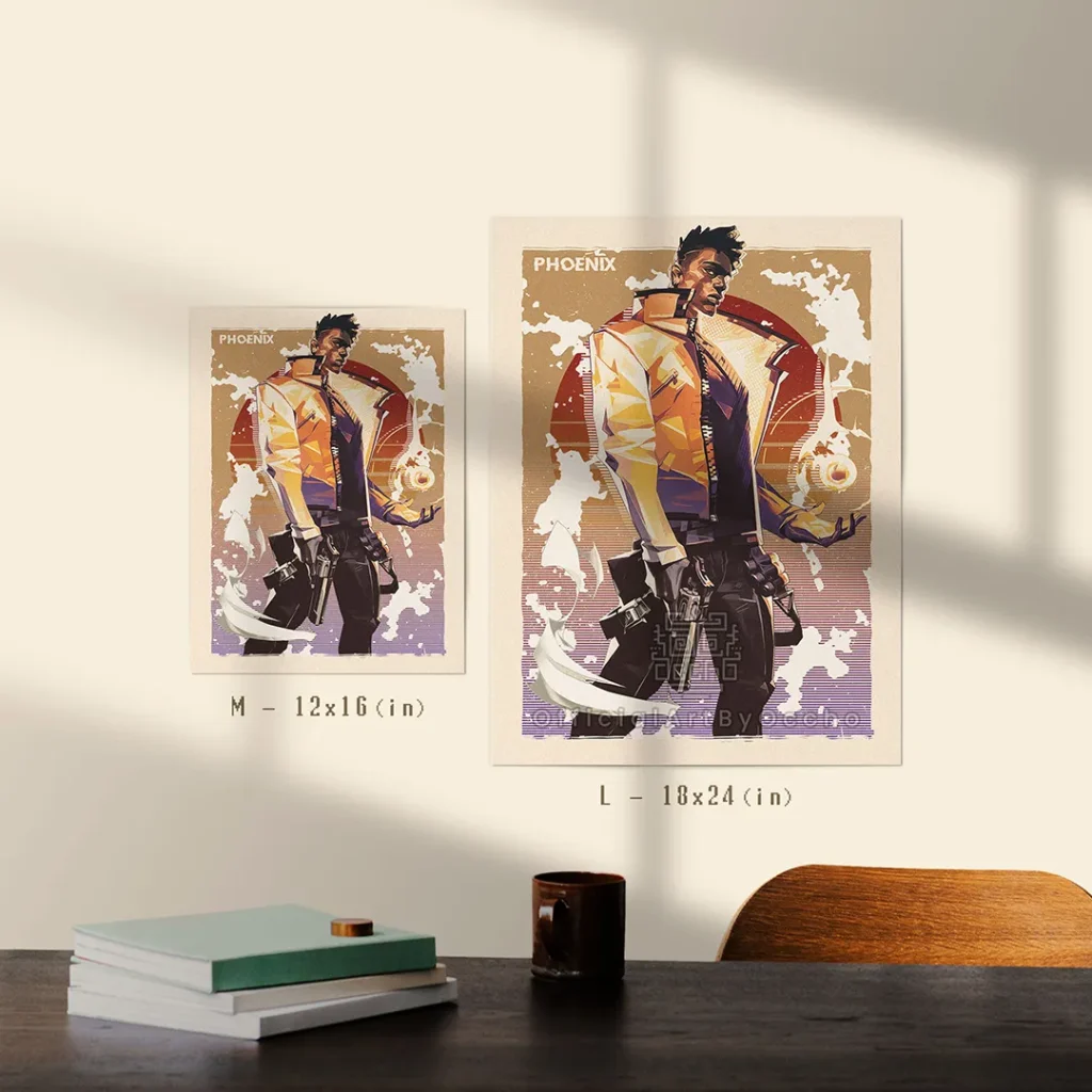 Phoenix Valorant Poster Size