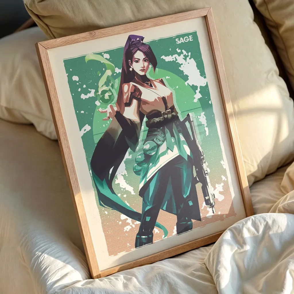 Sage Valorant Poster Frame